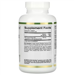 California Gold Nutrition, прополис 2X, концентрированный экстракт, 500 мг, 240 растительных капсул