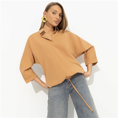 Блуза на кулиске, Твой личный тренд (бежевая)