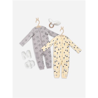 КОМБИНЕЗОН НАТЕЛЬНЫЙ ДЕТСКИЙ (2ШТ.) 14012-2