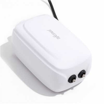 Компрессор воздушный JINGYE YE-823, бесшумный, с регулировкой мощности, 2×4.5 л/мин, 12 Вт