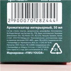 Диффузор ароматический палочки новогодний «Волшебство вокруг», аромат жасмин, 50 мл