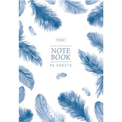 Бизнес-блокнот А5  96л клетка/линия "Красота и легкость" тв.переплет (093824) 35517 Хатбер