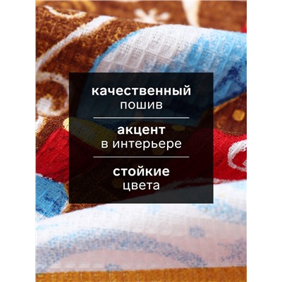 Набор новогодних кухонных полотенец Доляна «С новым годом» 35×60 см-4 штуки, 100% хлопок