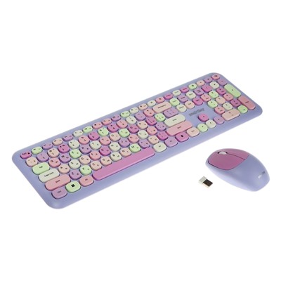 Беспроводной набор Smart Buy SBC-666395AG-V мембранная клавиатура+мышь (violet)