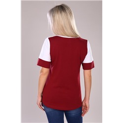 Тедита - футболка бордовый