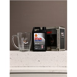 Подарочный набор Super ultra, гель для душа канистра 500 мл и стакан с пулей, HARD LINE