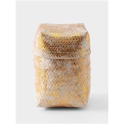 Корзинка плетёная «Аварис», 14×14×23 см