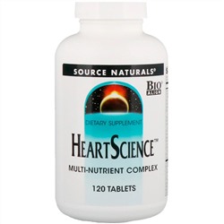 Source Naturals, Heart Science, комплекс мультинутриентов, 120 таблеток