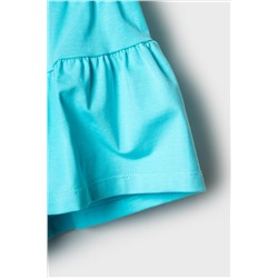 Комплект трикотажный для девочек: фуфайка (футболка), шорты PLAYTODAY, 1243848