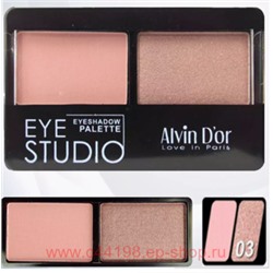 Alvin D`or Тени для век двойные Eye Studio тон 3 AES14