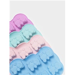 Форма для выпечки Доляна «Животные.Мишка», 7 ячеек, 27×24×3.5 см (6.7×3.2 см), МИКС