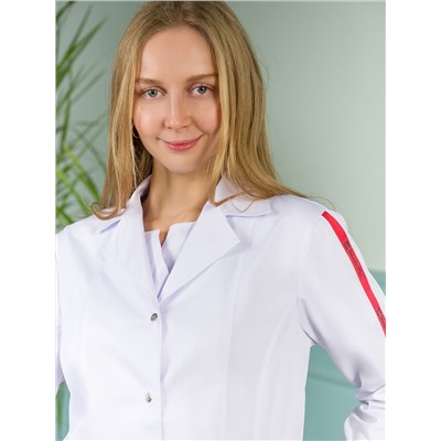 Халат медицинский жен. М-014(6) ткань Элит-145/Стрейч