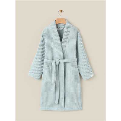 Халат вафельный детский SL HOME: Kids «Аззура», размер 38, 100% хлопок, 280 г/м²