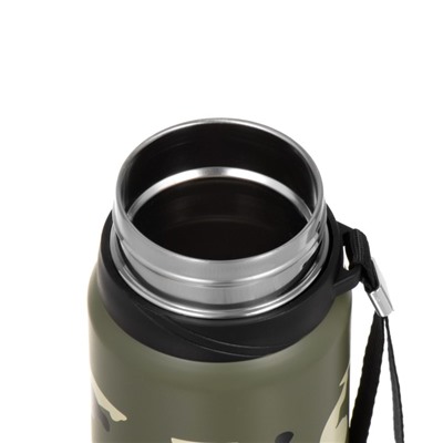 Термос Мастер К Warm «Камуфляж», 800 мл, с ситечком, сохраняет тепло до 10 ч, нержавеющая сталь, камуфляж