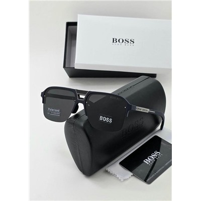 Набор мужские солнцезащитные очки, коробка, чехол + салфетки #22892881