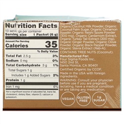 Four Sigmatic, Chai Latte Mix with Reishi, 10 Packets, 0.21 oz (6 g) Each