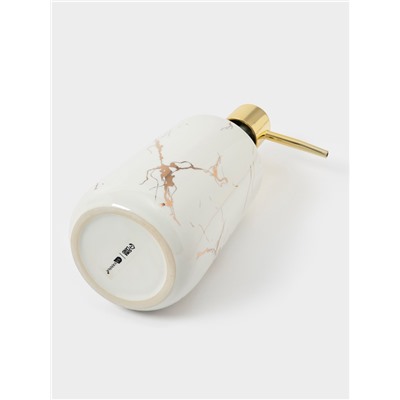 Дозатор для жидкого мыла SAVANNA Lightning, 350 мл, цвет белый