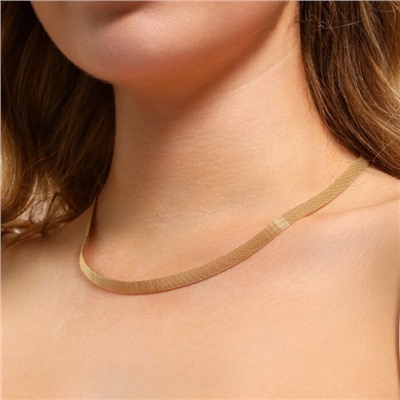 Цепочка на шею ювелирная бижутерия Итальянское золото (покрытие желтое 14к), арт.213.926