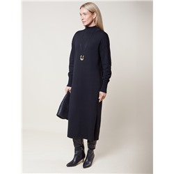 Платье тонкой вязки из хлопка с нейлоном