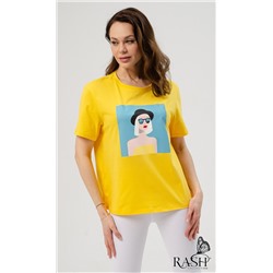 Футболка "Леди" желтая