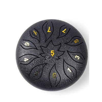 Глюкофон, цветок черный, 11 лепестков, 18×18×11 см