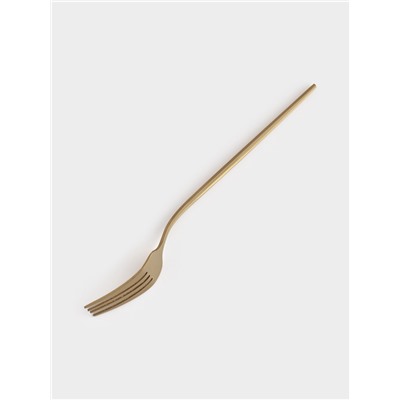 Набор вилок столовых Magistro «Блинк», длина 21.5 см, 6 шт., нержавеющая сталь, золотистый