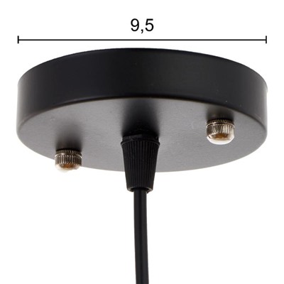 Светильник BayerLux 34523/1, E27, 40 Вт, 25×25×27-127 см