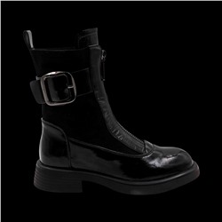 Ботинки из натуральной кожи Р-220-1 черные