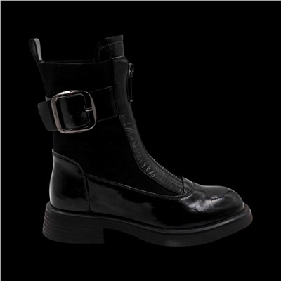 Ботинки из натуральной кожи Р-220-1 черные