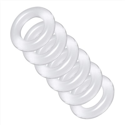 Комплект из 6 прозрачных эрекционных колец Ring Master Custom Ball Stretcher Kit
