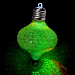 Набор новогодних украшений "Блестящий фонарик" (4шт х 10см)