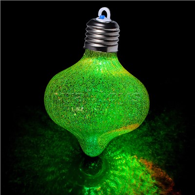 Набор новогодних украшений "Блестящий фонарик" (4шт х 10см)