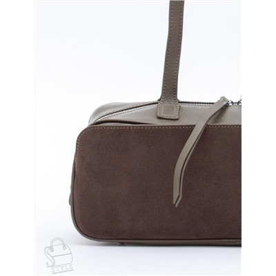 Сумка женская кожаная 6658-1VG gray Vitelli Grassi