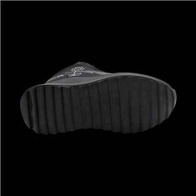 Кроссовки на меху В939-1 черные п/п