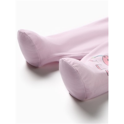 Ползунки для девочки Luneva, рост 74 см, сиреневые