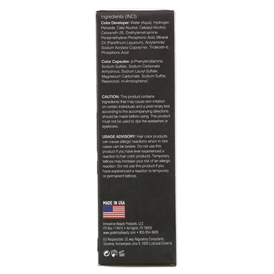 Godefroy, 28 Day Touch Ups, Natural Black, 4 Application Kit