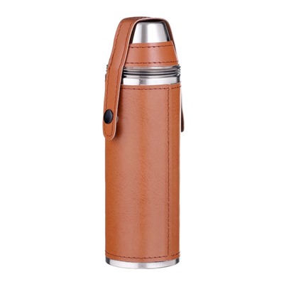 Фляжка для алкоголя «Запас», нержавеющая сталь, чехол, 300 мл, 3 стопки по 30 мл