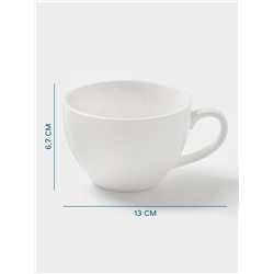 Чашка Hanna Knövell, 300 мл, фарфор, белая