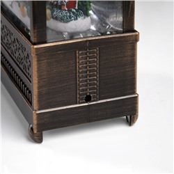 Фигура светодиодная «Зимний городок», 36×12.8×6.5 см, музыка, батарейки ААх3 (не в комплекте), USB, свечение тёплое белое