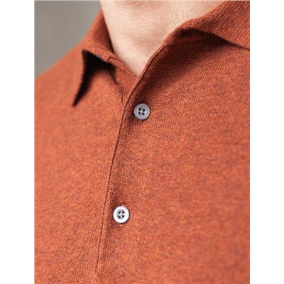 Джемпер-поло из хлопка с нейлоном