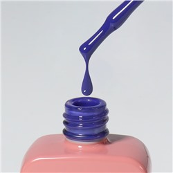 Гель лак для ногтей, однотонный, трехфазный, 10 мл, LED/UV, синий (237)