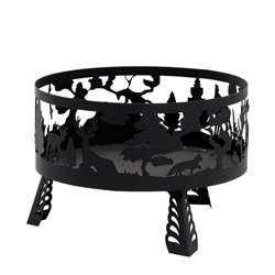 Костровая чаша «Лес», d=60 см, h=42 см, толщина стали 3 мм