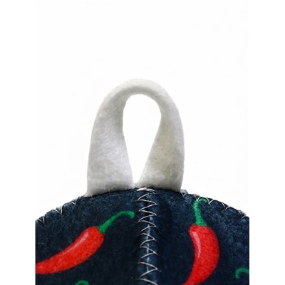 Шапка для бани и сауны «Перчик», полиэфир, шерсть, «Добропаровъ»