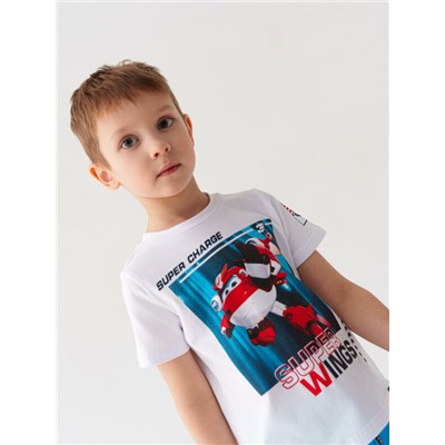 Комплект трикотажный для мальчиков: фуфайка (футболка), брюки