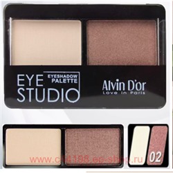 Alvin D`or Тени для век двойные Eye Studio тон 2 AES14