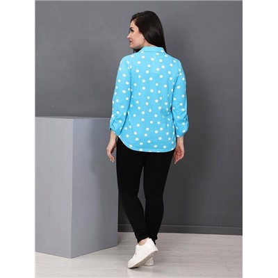 Рубашка "Делина" (Голубой)