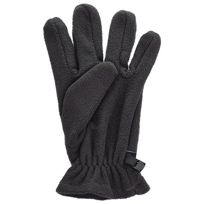 Перчатки флисовые ONLYTOP, серые, размер S-M