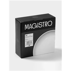 Десертные тарелки Magistro Mien, d=16.5 см, набор 6 шт., фарфор, белые