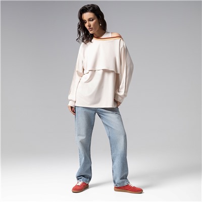 Лонгслив многослойный, Преданная стилю (2 в 1)