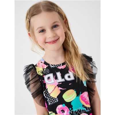 Платье трикотажное для девочек